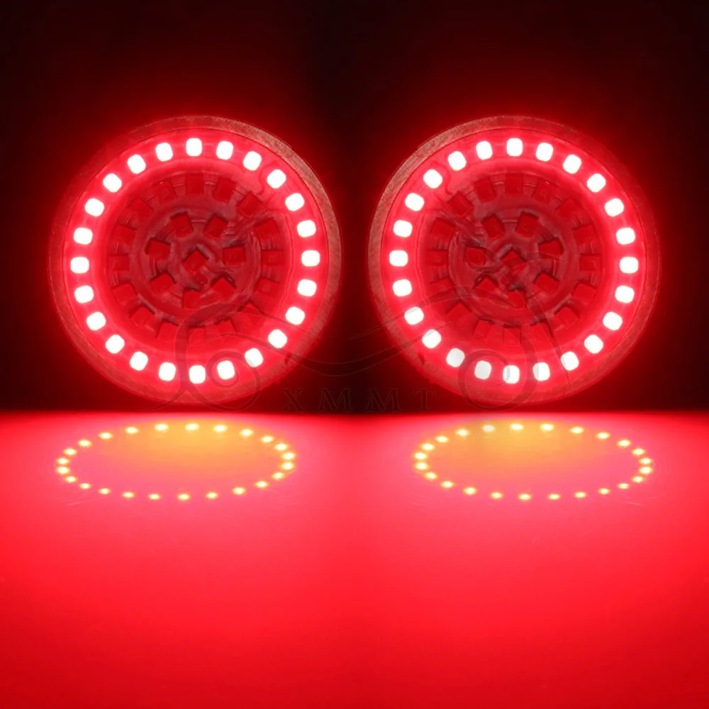 Motorcycle 1157 LED Inserts Red Turn Signal w/ Running Light For Harley Touring Sportster 2014-2017 Dyna 2012 - 2017 |