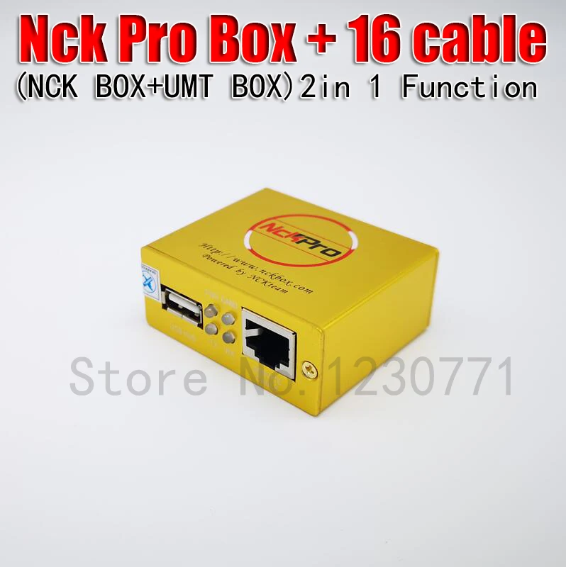 Оригинальная NCK PRO коробка NCK Pro 2 коробка(поддержка NCK+ UMT 2 в 1) новое обновление для huawei+ 16 кабелей