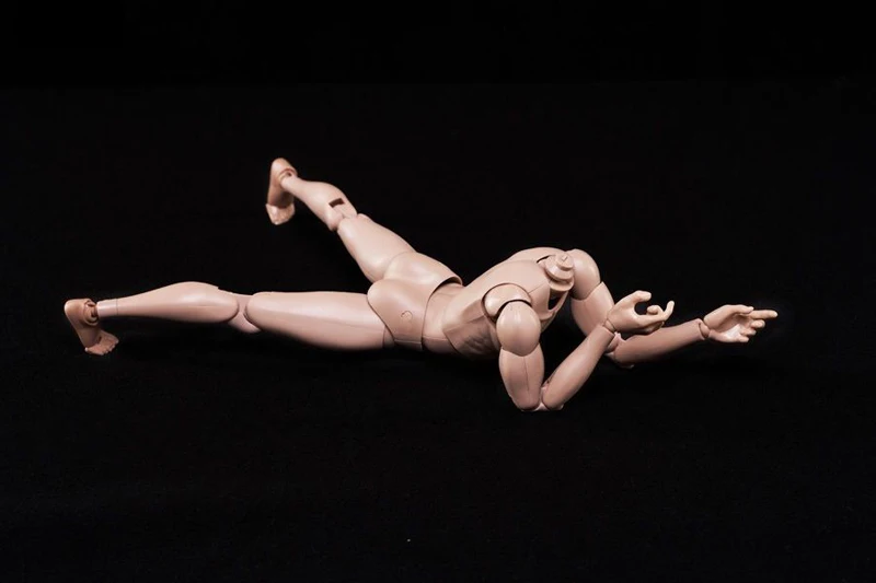 Мужское тело в масштабе 1/6 супер-гибкие узкие плечи с шеей экшн-фигурки