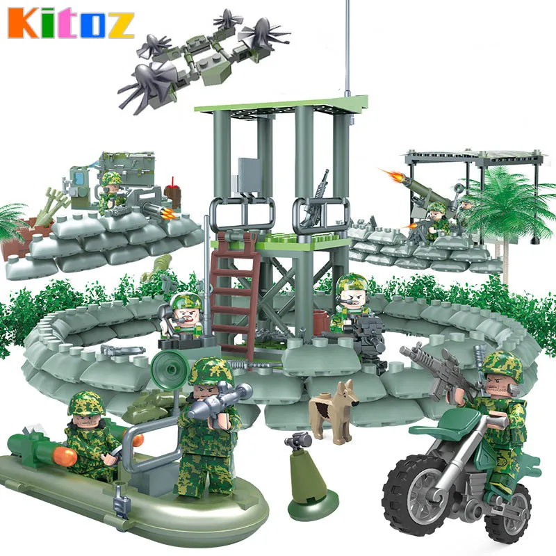 Kitoz джунгли коммандос амфибия спецназ Камуфляж Армейская фигура военные войны