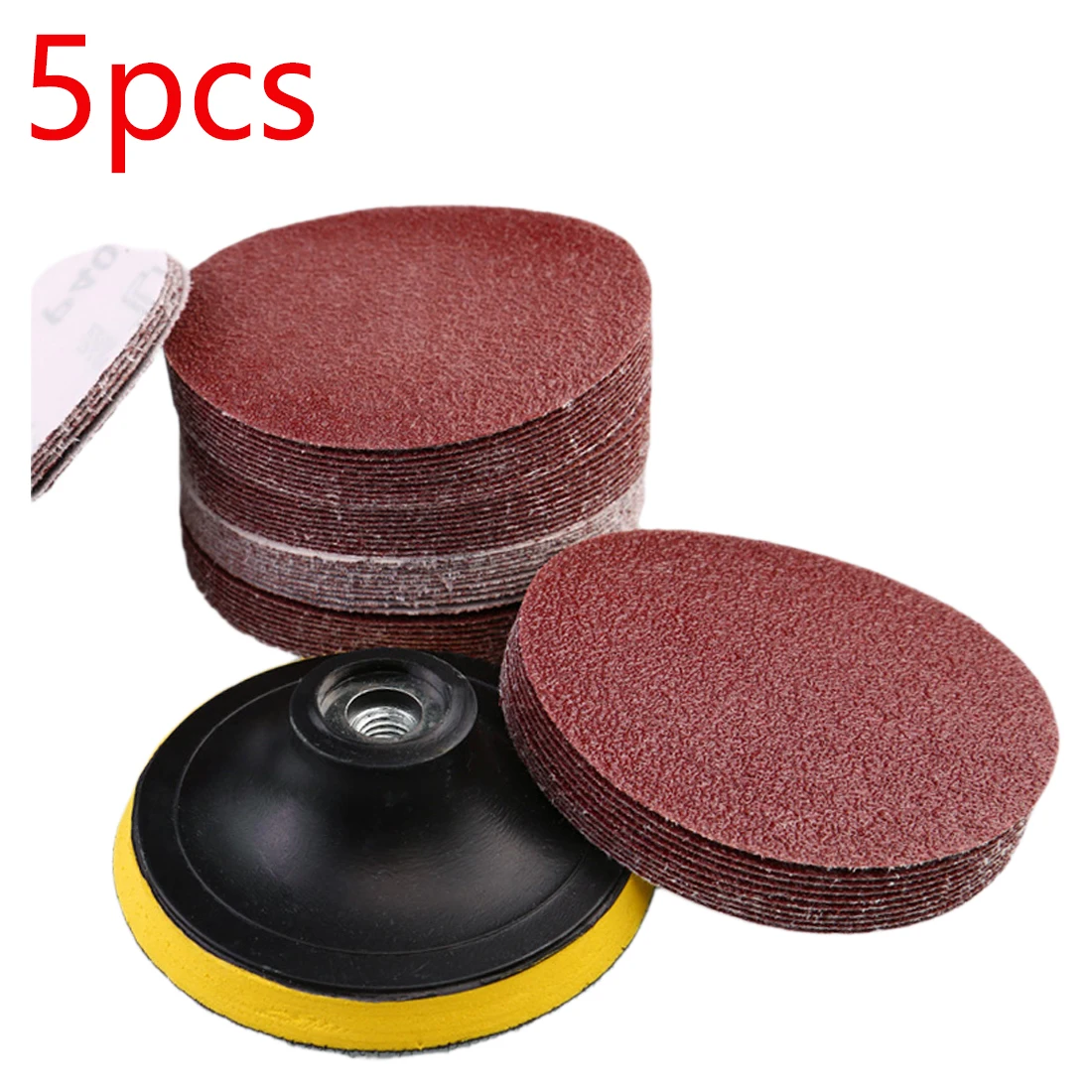 

Low Price 5pcs 125 mm Round sandpaper Disk Sand Sheets Grit 80-1000 Hook Loop Sanding Disc for Sander Grits red Polishing Discs