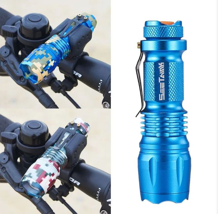 Ручной мини-фонарик со светодиодной подсветкой для кемпинга походов переносной