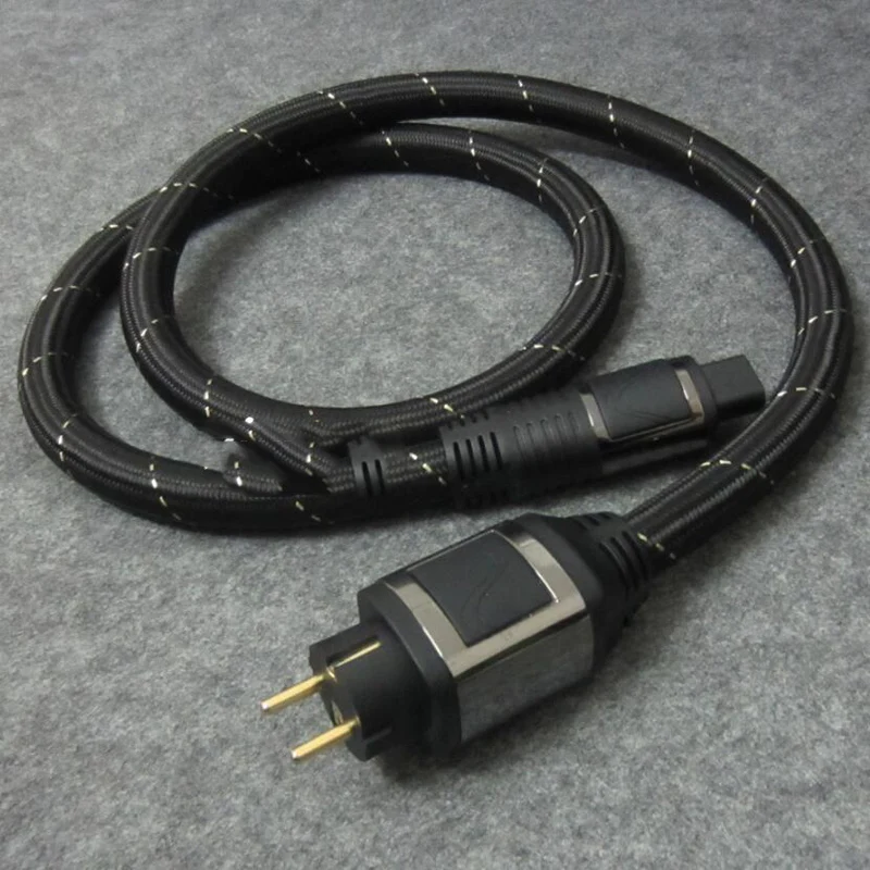 

HI-FI PS AC-12 EUR Schuko power cord Audio PerfectWave AC-12 AC12 Audiophile Power cable without BOX