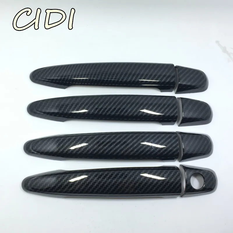 Посмотрите углеродного волокна дверная ручка Накладка для Lexus Toyota Camry Tacoma Avalon 4runner