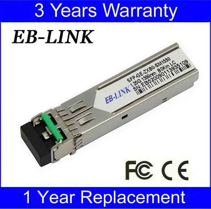 New MGBIC-08 Enterasy Compatible 1.25G 70-80km SFP Transceiver module