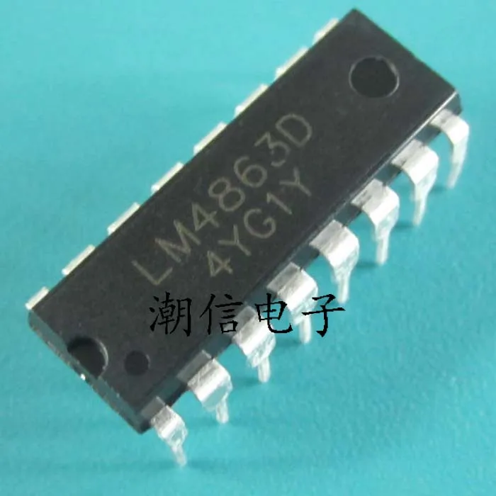 Новое % 100 LM4863D DIP 16| |