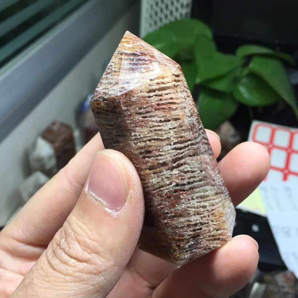 Заживляющий кристалл натуральный чередование фантомный кварц # BH1144 (93 г)