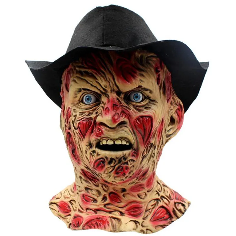 Горячая новинка, маска Фредди круэгера, косплей детали костюма helloveen Leatherface Terror Biochemical Zombies Джейсон Вурхиз, маска с капюшоном