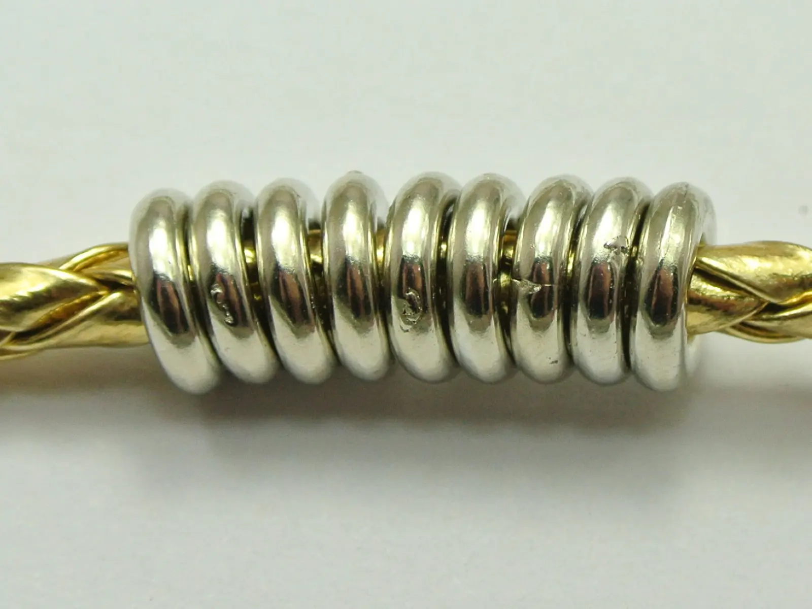 

200 Silver-plate Tone Metallic Acrylic Closed Jump Rings 8X2mm