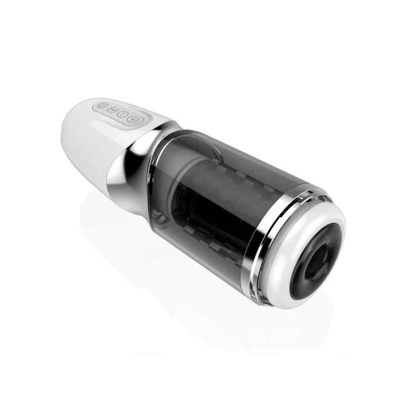 10 режимов автоматический телескопический Мужской мастурбатор Отопление поршень