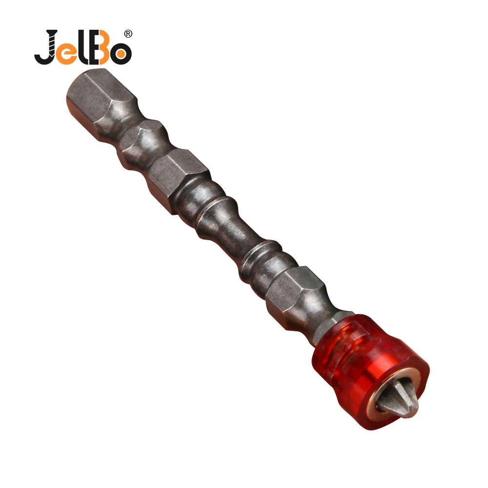 JelBo PH2 Магнитная отвертка бит с одной головкой противоскользящее шестигранное S2 сверло для электродрели для электроинструментов(65 мм