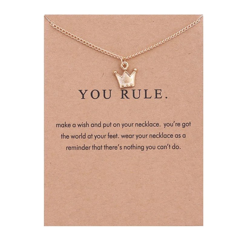 New Gold-color Prince Crown Alloy Clavicle Snake Bone Pendant Short Necklace | Украшения и аксессуары