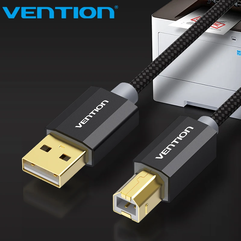 USB кабель Vention стандарта Type B (папа) A (папа)|Кабели передачи данных| |