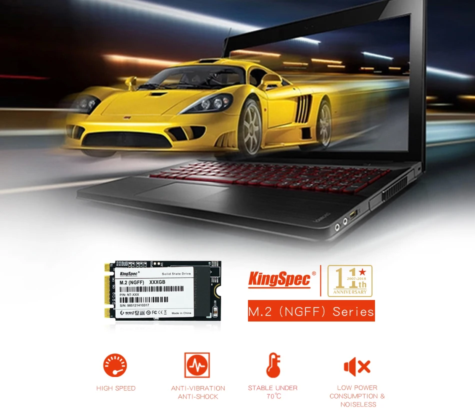 KingSpec m.2 ssd 2242 120 ГБ 480 ГБ 500 M.2 SATA NGFF привод M2 ssd внутренний жесткий диск SSD для джемпер ezbook 3 pro