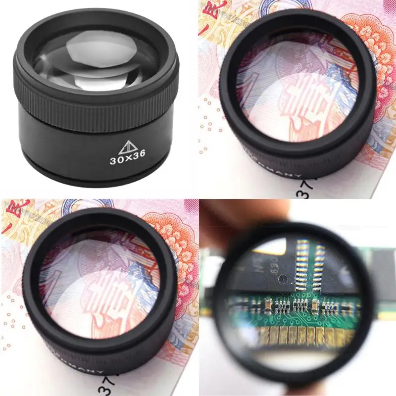 30X Monocular Magnifying Glass Portable Mini Loupe Lens Jewely Magnifier HD Handheld Reading Map Newspaper | Инструменты