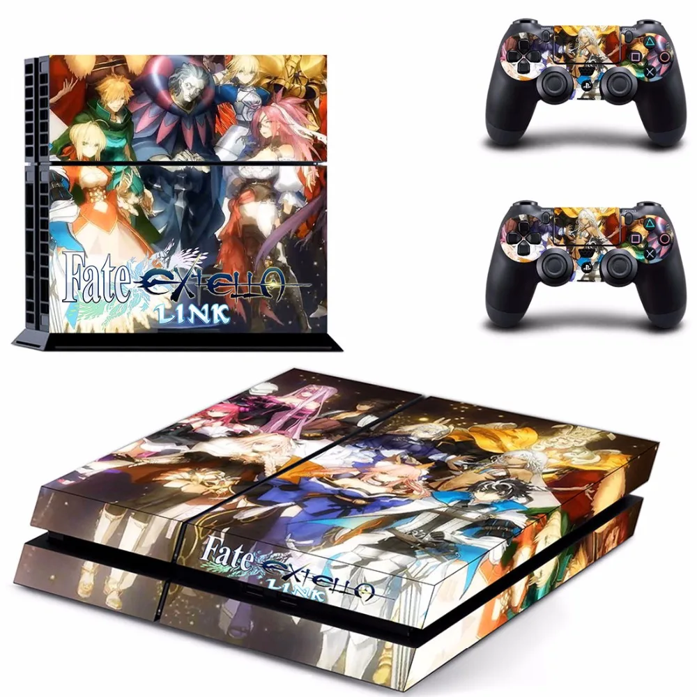 Аниме Fate Extella ссылка PS4 кожи Стикеры наклейка для Sony Игровые приставки 4 консоли и 2