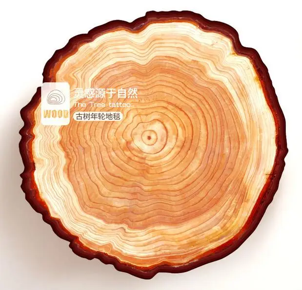 Креативный круглый ковер Индивидуальный Круглый для спальни напольный коврик 3