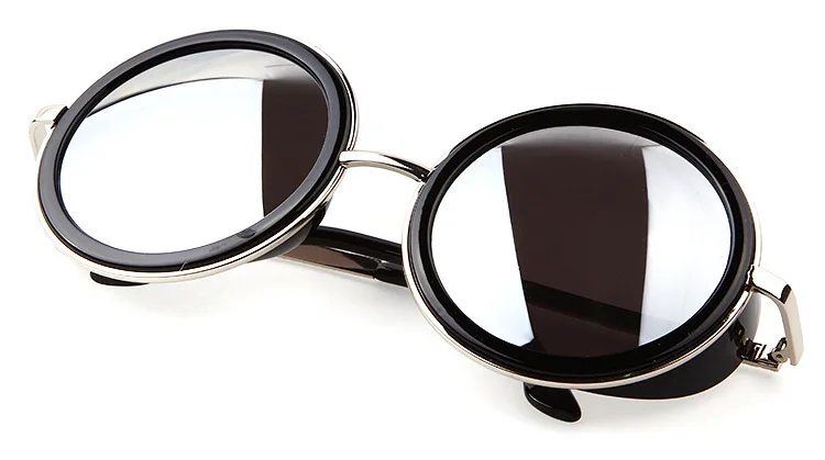 Винтажные Солнцезащитные очки в стиле стимпанк новинка 2015 модные круглые