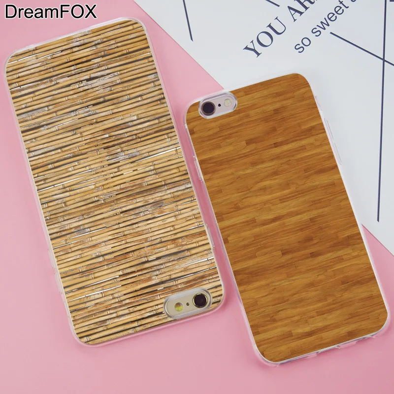 DREAMFOX K026 Bamboo Стиль Мягкий силиконовый чехол из ТПУ для Apple iPhone X XR XS Max 8 7 6 S плюс 5 5S SE