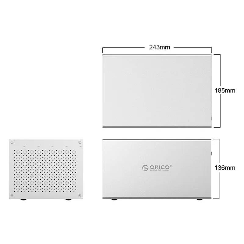ORICO WS500 RU3 3 5 дюймов SATA USB 0 HDD чехол Поддержка 10 Гбит/с Bay ТБ жесткий диск Док станция