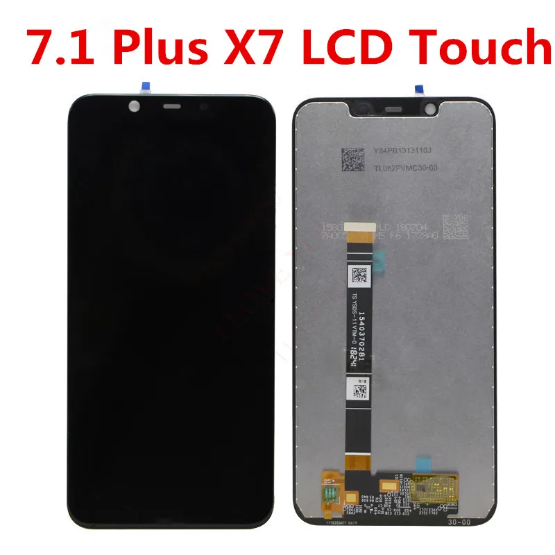 Для Nokia 8 1 TA 1131 ЖК дисплей Сенсорная панель экран для X7 7 plus сенсорный дигитайзер