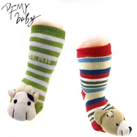 baby socks cotton skid rubber sole socks 12 style lovely cute newborn baby socks boys and girls socks