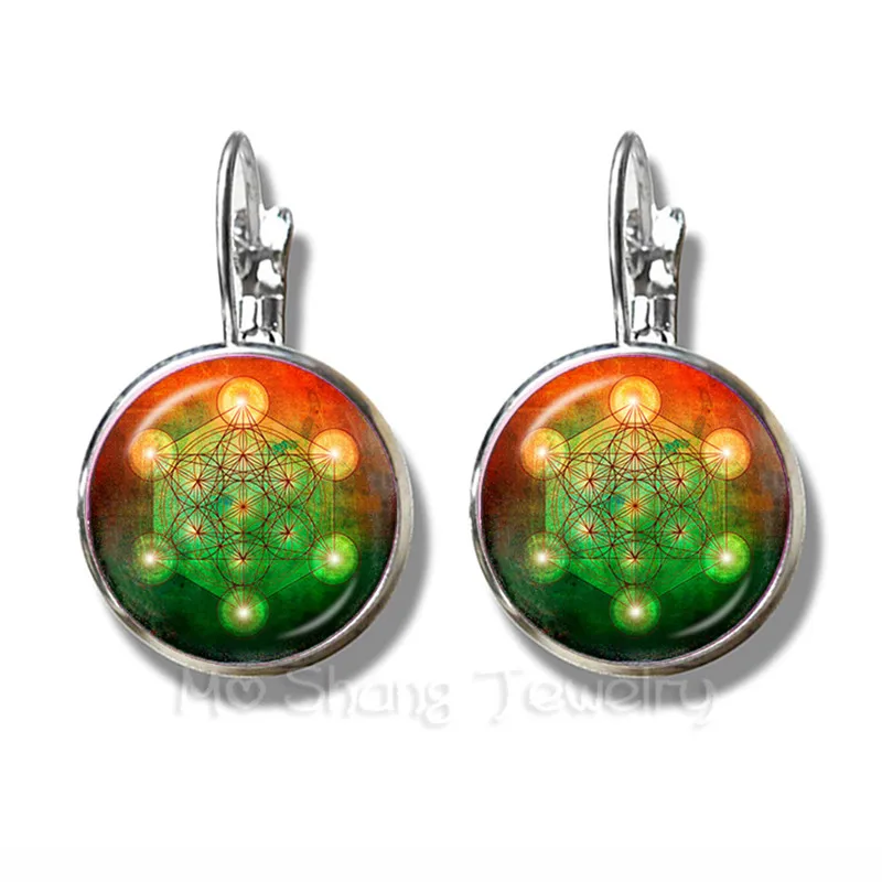 2018 супернатуральные стеклянные серьги в виде пентаграммы готическое