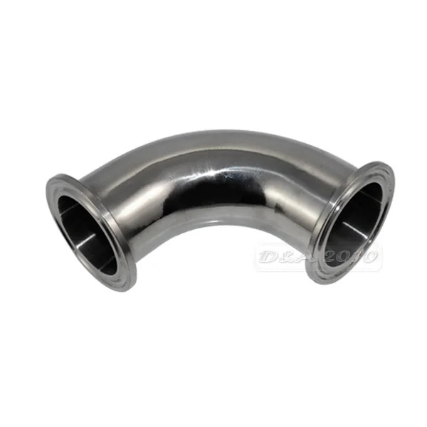 Высокая Quality38MM 1 1/2 &quot1 5&quot санитарно локоть 90 градусов трубы фитинги Tri Зажим