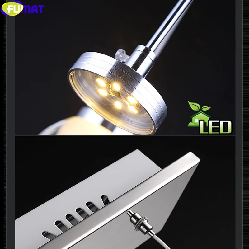 Светодиодный потолочный светильник FUMAT из нержавеющей стали акриловый 3 или 5