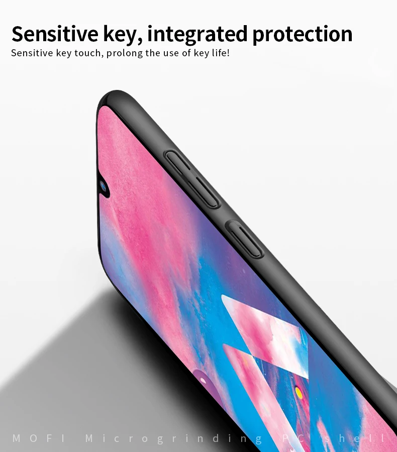 

Original MOFi Brand For Samsung Galaxy M10 case scrub cover hard PC Back cover For Galaxy M30 cover phone case shell cover case