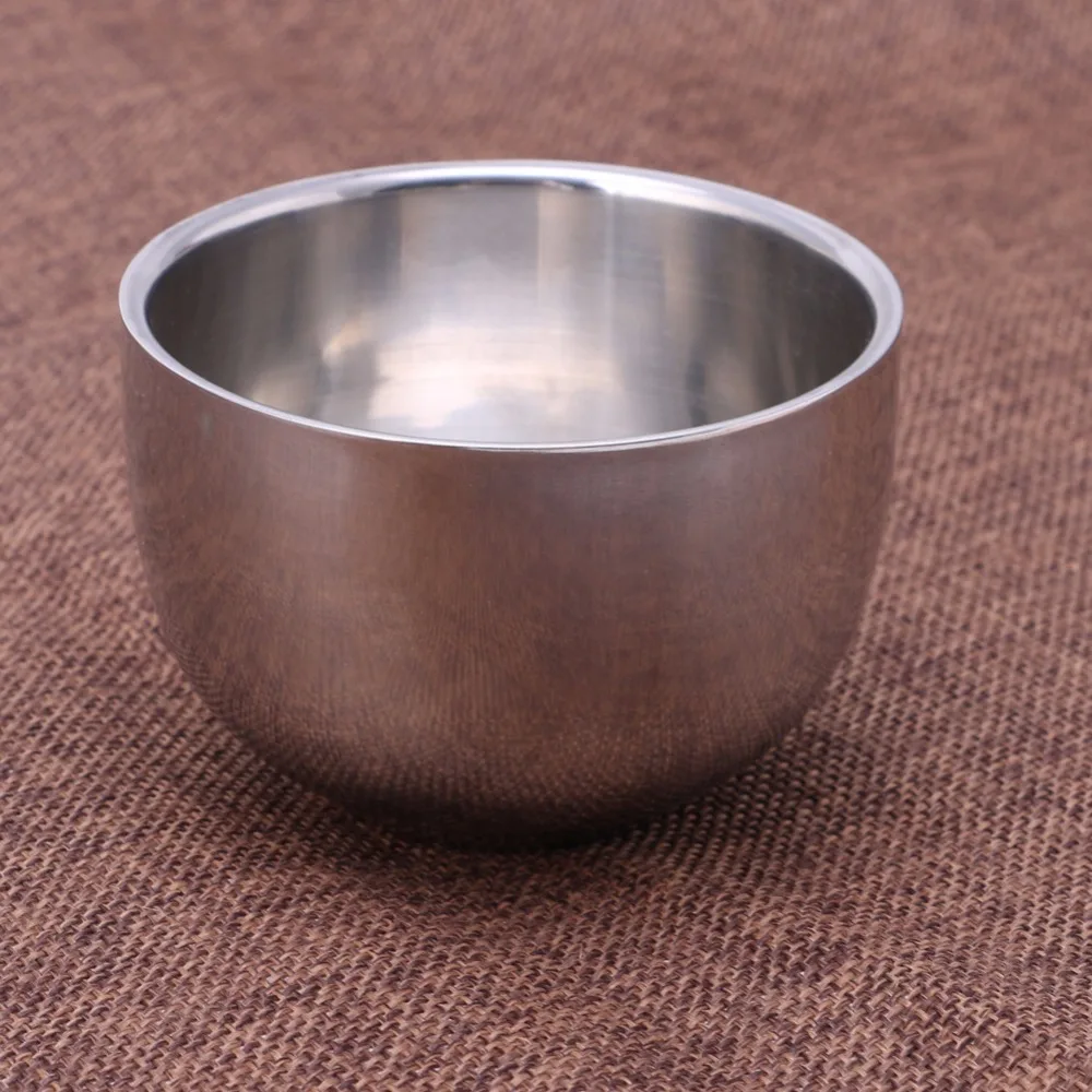 Мужская металлическая бритва из нержавеющей стали объемом 200 мл|shaving mugs|shaving cupmetal