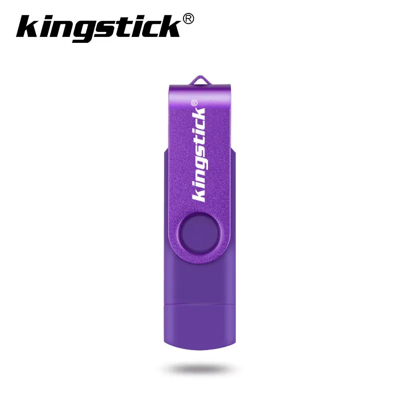Цветной OTG телефон, Usb флеш-карта, 8 ГБ, 16 ГБ, 32 ГБ, 64 ГБ, 128 ГБ, USB флеш-накопитель, поворотный флеш-накопитель, карта памяти, USB флешка, cle usb - Цвет: purple