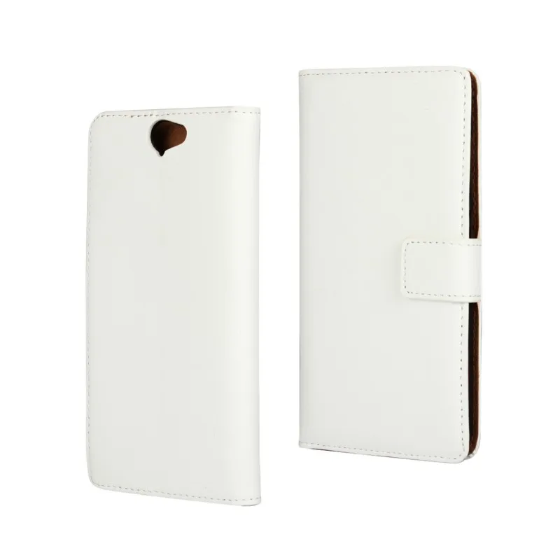 Genuine Leather Wallet Flip Cover Phone Case for hTC One A9 M9 Plus M8 M7 M4 with Card Slot Holder | Мобильные телефоны и