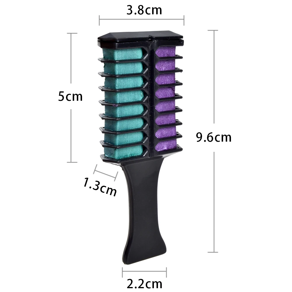 ELERA Professional Two-color Hair Comb Dye Color Crayon Dyeing Tool DIY Fashion Coloring Styling | Красота и здоровье