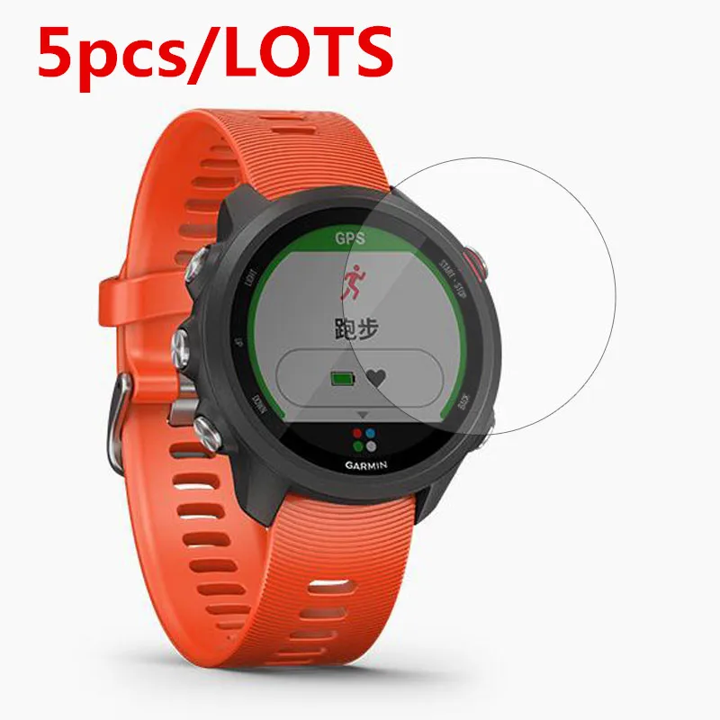 5 шт./лот для Garmin Forerunner 245 закаленное стекло 9H 2.5D Премиум Защитная пленка экрана
