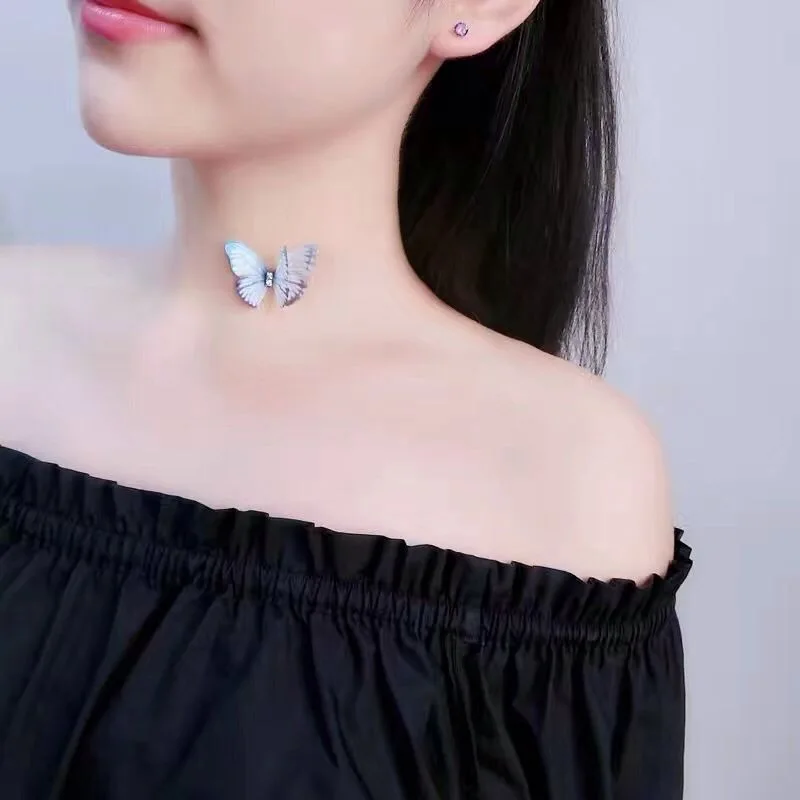 Женское Ожерелье чокер из прозрачной невидимой лески|Колье| |