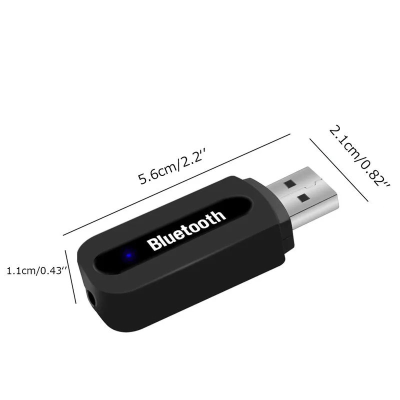 Беспроводной USB Aux Bluetooth приемник музыкальный стерео адаптер AMP Dongle аудио домашний
