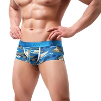 new sexy mens boxer shorts underpants men boxers calzoncillos hombre sexy camouflage cueca boxers male underwear polyester