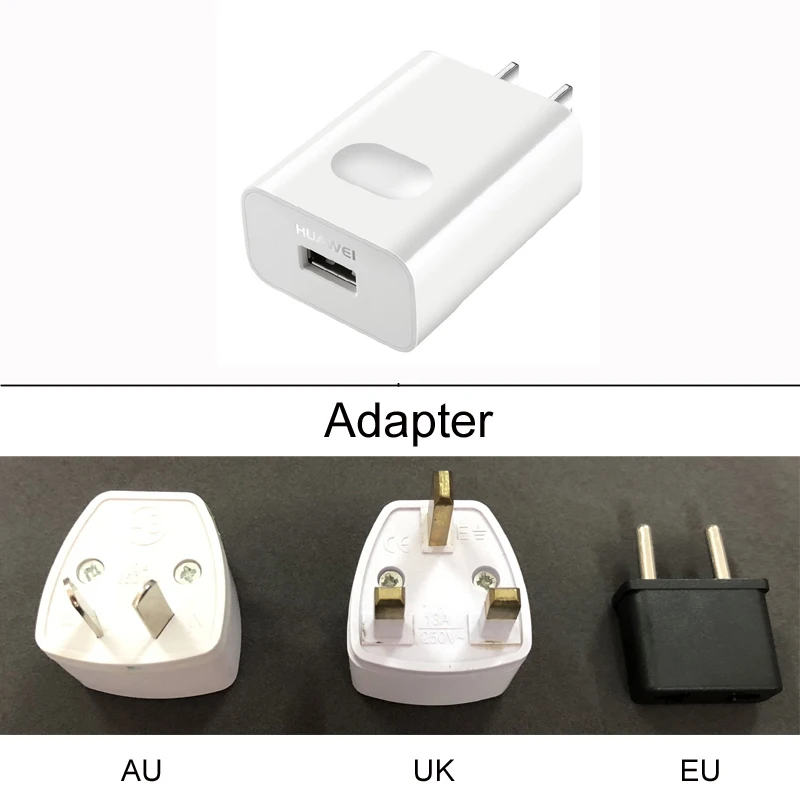 Оригинальный Huawei быстрое зарядное устройство USB 9V 2A 100 240V ЕС и США штекер Адаптер