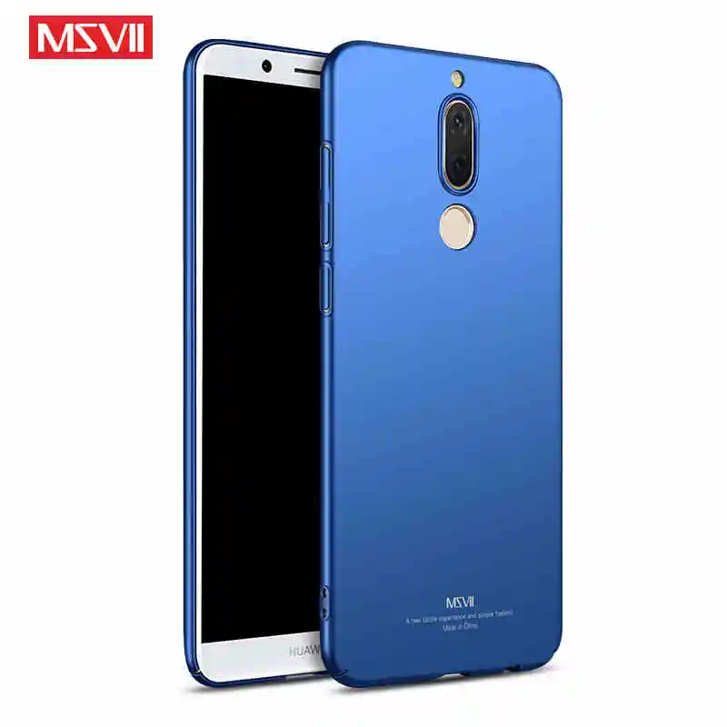 Huawei Mate 10 Pro Case MSVII Slim Frosted Coque Mate10 Lite Metal Holder Cover For Nova 3E Phone |