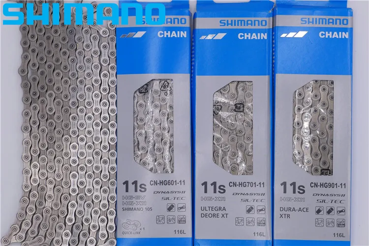SHIMANO HG93/HG95/HG601/HG701/HG901 11 скоростная велосипедная цепь с быстрым соединением и соединительным штифтом 105/SLX/XT/Dace-Ace 11s MTB Road