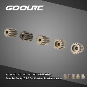 Набор зубчатых моторов GoolRC 12T, 13T, 14T, 15T, 16T для 110 RC автомобилей, грузовиков, щеточный бесколлекторный мотор, RC модель 32 DP