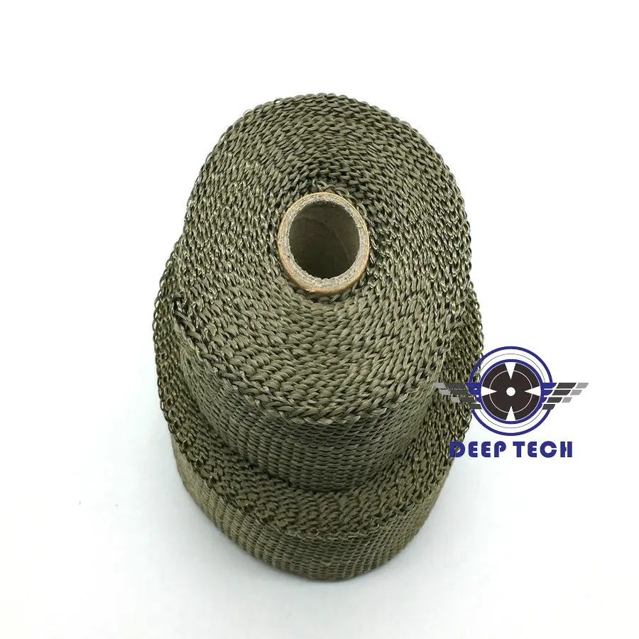 Титановая обмотка 10 м х 2 дюйма тепловая выхлопная труба теплоизоляционная