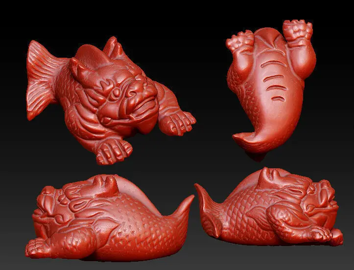 Фото 3D model for cnc carved figure sculpture machine in STL file format The Chinese culture Dragonfish Инструменты 3D model for cnc carved figure sculpture machine in STL file format The Chinese culture Dragonfish Инструменты