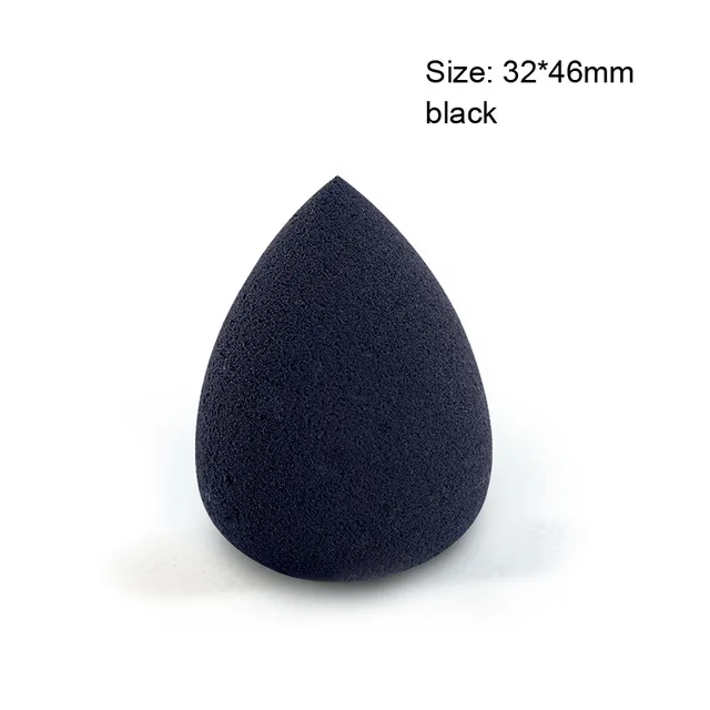 small black 1 шт. Мягкий косметический спонж для макияжа, косметический спонж,, форма капли воды, спонж для нанесения макияжа, инструмент для красоты - Цвет: small black