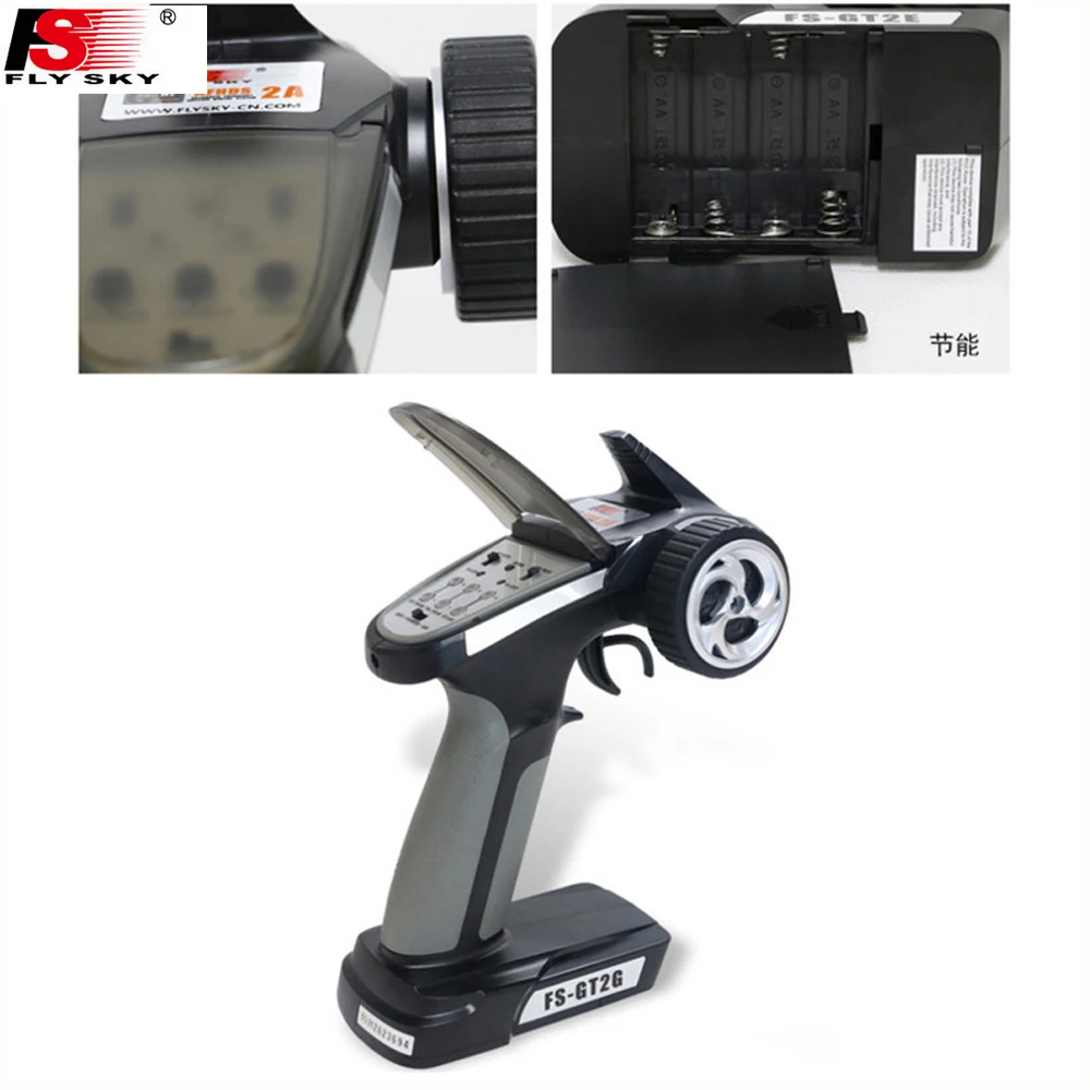 1 шт. оригинальный Flysky FS-GT2E AFHDS 2A 2 4g 2CH радиосистема передатчик для