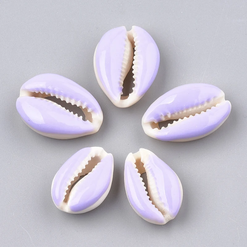 Бусины Cowrie в виде ракушек для ювелирных изделий браслетов ожерелий аксессуаров