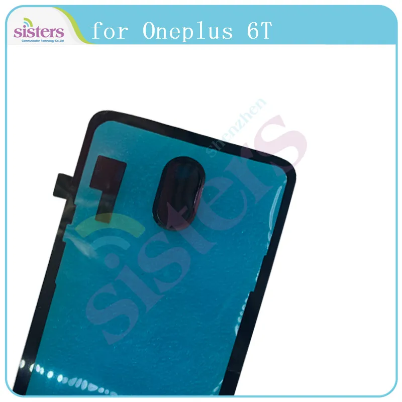 Для OnePlus 6 T Задняя крышка на клейкой основе для OnePlus 6 T наклейка 3M клейкая крышка батареи наклейка лента для OnePlus 6 Top