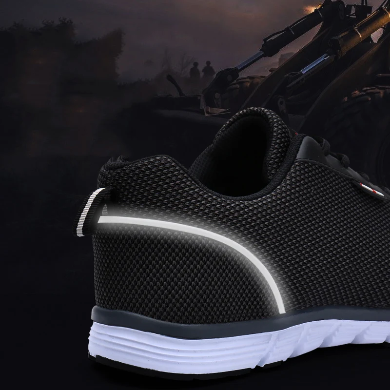 LARNMERN Steel Toecap/безопасная обувь Легкая безопасная Нескользящая Мужская