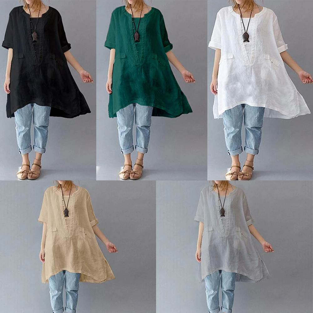 4XL 5XL плюс Размеры женское платье 2018 новый хаки свободные Макси платья короткий